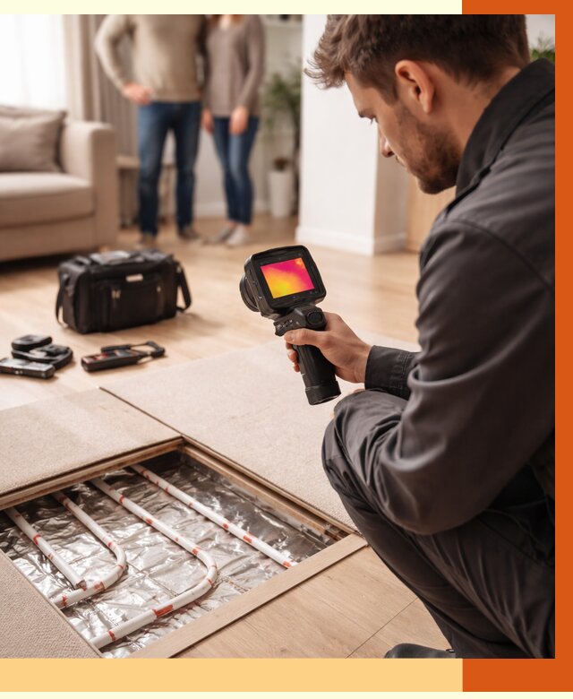Тепловизионное обследование теплого пола в чернушке от 4570 руб. — ТепломастерЧрш